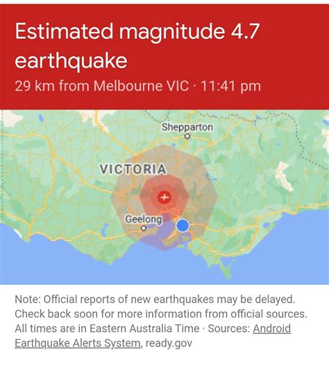 melbourne earthquake today|Magnitude 5.9 earthquake strikes near Melbourne, Australia.